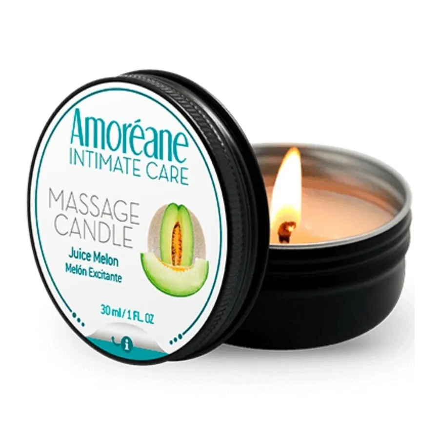 AMOREANE - BOUGIE DE MASSAGE MELON 30 ML