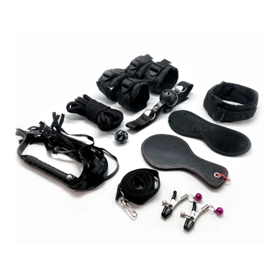 ALIVE - FURY KIT 10 PEZZI BDSM NERO