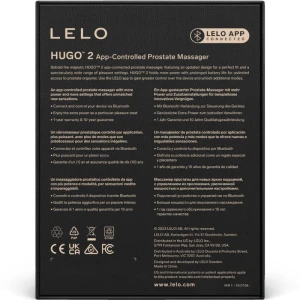 LELO - MASSAGGIATORE PROSTATICO HUGO 2 NERO
