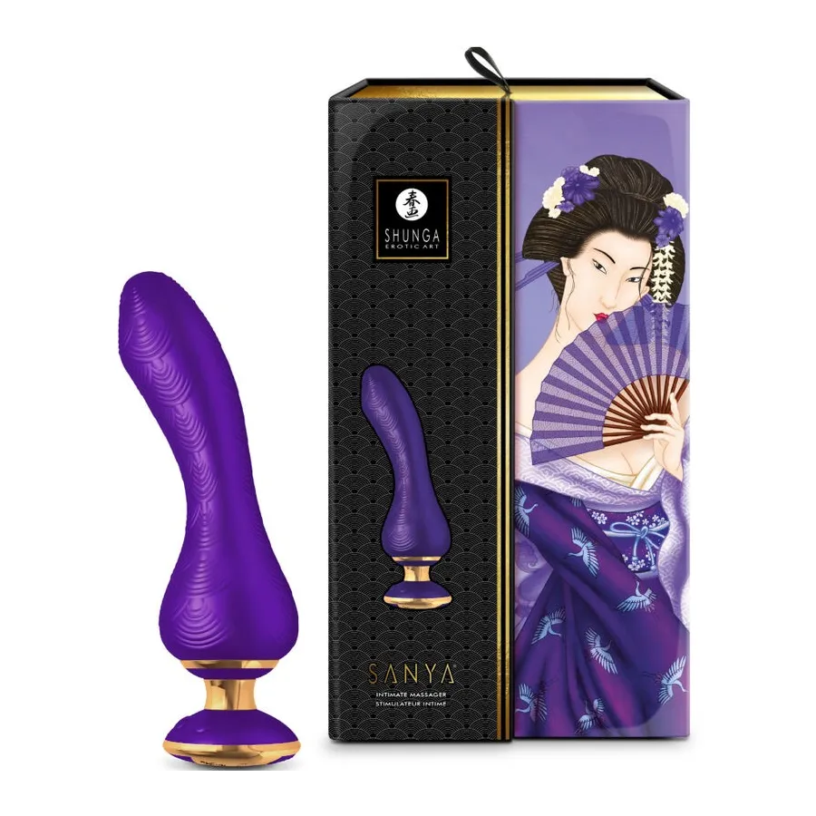 SHUNGA - MASSAGGIATORE INTIMO SANYA NERO | Pasio