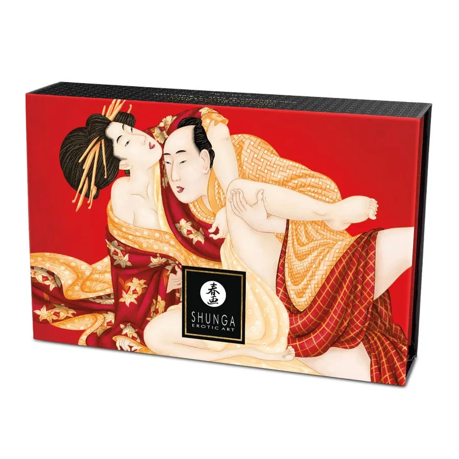 SHUNGA - EDIBLE MASSAGE POWDER KIT STRAWBERRY | Pasio
