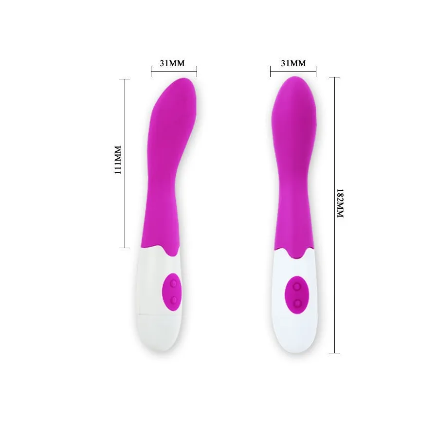 PRETTY LOVE BISHOP VIBRATOR PURPLE
