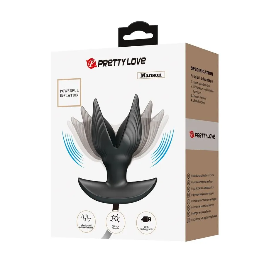 PRETTY LOVE - INFLATABLE  RECHARGEABLE ANAL PLUG