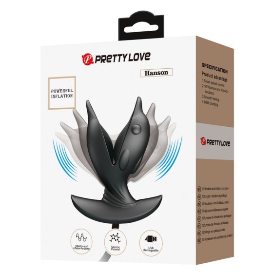 PRETTY LOVE - PLUG ANAL DELFIN GONFLABLE  RECHARGEABLE