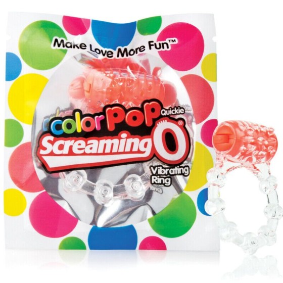 SCREAMING O - COLOR POP QUICKIE BASIC ORANGE VIBRATIONS RING