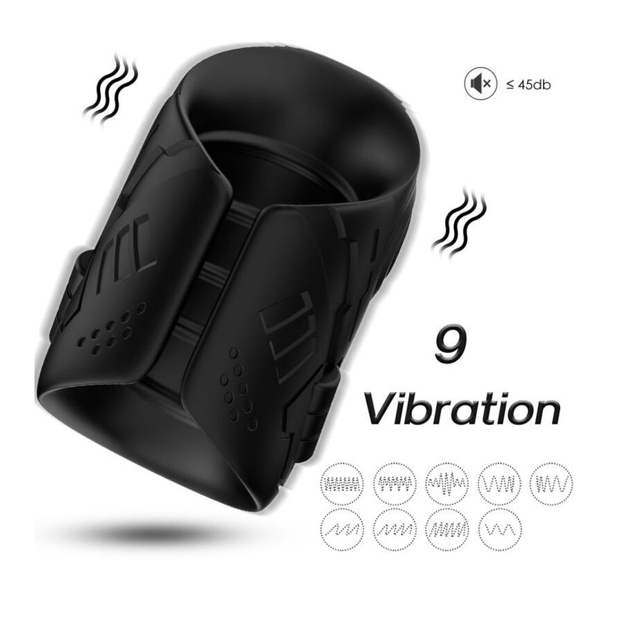ARMONY - MASTURBATORE E VIBRATORE NERO