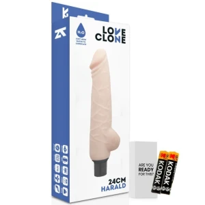 LOVECLONE - HARALD SELBSTSCHMIERENDER VIBRATOR 24 CM -O- 4 CM
