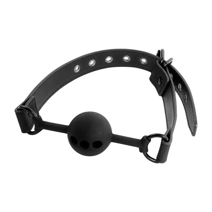 FETISH SUBMISSIVE BONDAGE - BALL GAG IN SILICONE TRASPIRANTE