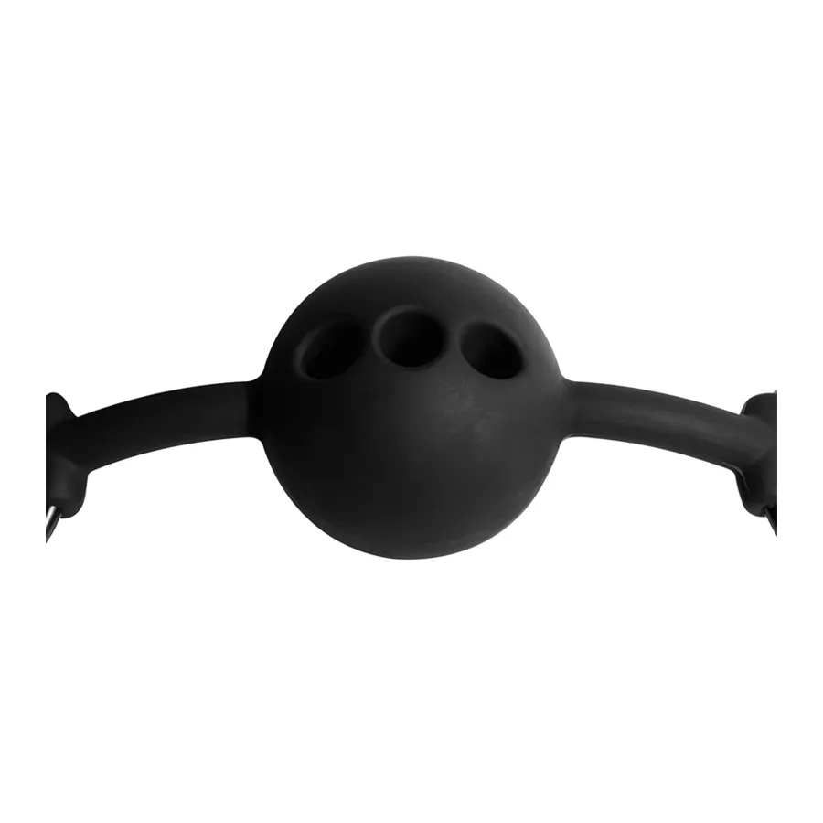 FETISH SUBMISSIVE BONDAGE - BALL GAG IN SILICONE TRASPIRANTE