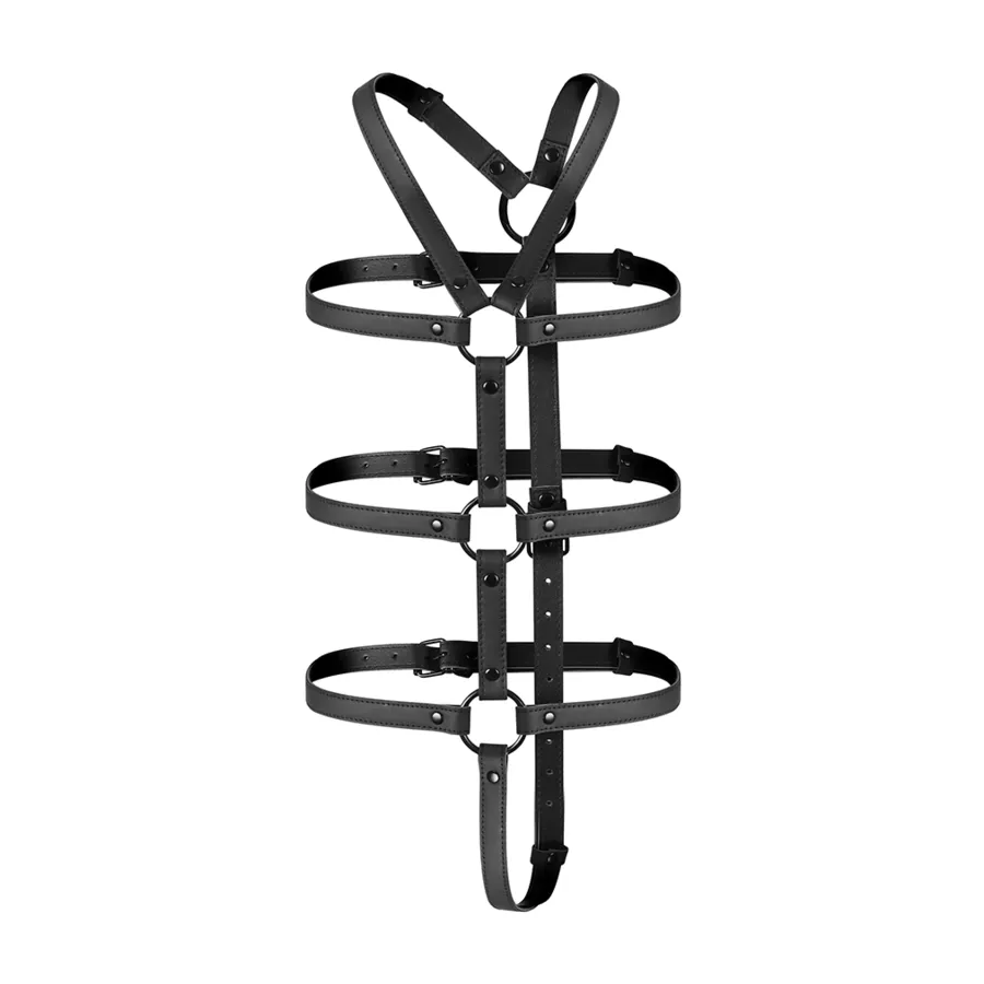 FETISH SUBMISSIVE BONDAGE - IMBRACATURA REGOLABILE TORSO E BRACCIA
