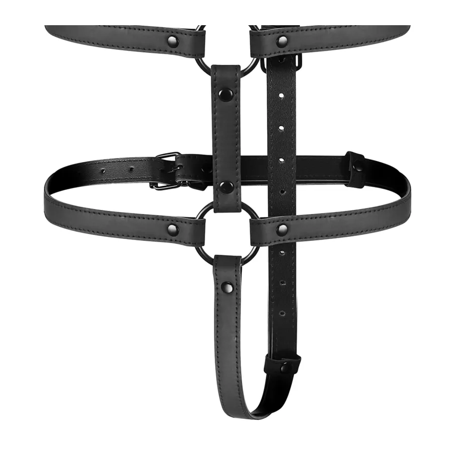 FETISH SUBMISSIVE BONDAGE - IMBRACATURA REGOLABILE TORSO E BRACCIA