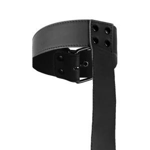 FETISH SUBMISSIVE BONDAGE - COLLAR  WRIST CUFFS BODY RESTRAINT SET