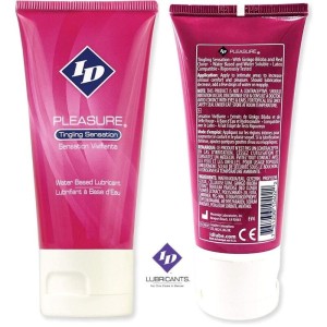 ID PLEASURE - СМАЗКА НА ВОДНОЙ ОСНОВЕ TINGING SENSATION TRAVEL TUBE 60 МЛ