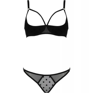 PASSION - ENSEMBLE MARINA DEUX PIÈCES NOIR L/XL