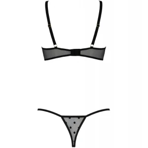 PASSION - ENSEMBLE MARINA DEUX PIÈCES NOIR L/XL