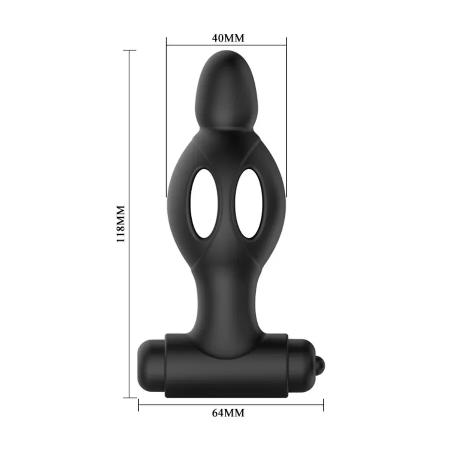 MR PLAY - PLUG ANALE IN SILICONE CON VIBRAZIONE