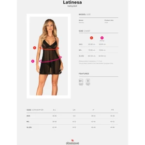 OBSESSIVE - LATINESA BABYDOLL  PERIZOMA M/L