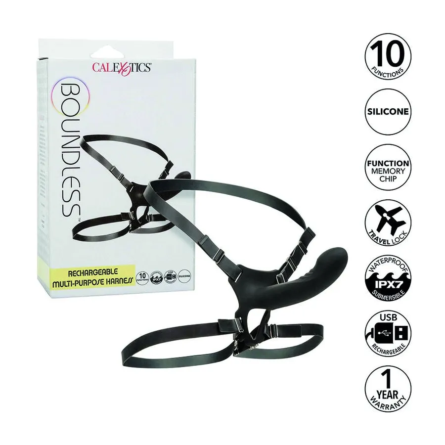 CALIFORNIA EXOTICS - BOUNDLESS RECHARGABLE MULTI-PORPUSE ARNESS