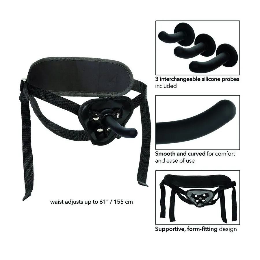 CALIFORNIA EXOTICS - BOUNDLESS SILICONE CURVE PEGGING KIT