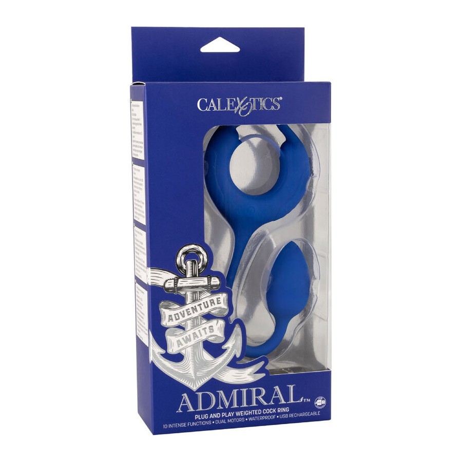 ADMIRAL - WEIGHTED COCK RING BLUE