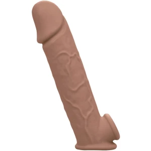 CALIFORNIA EXOTICS - PERFORMANCE MAXX LIFE-LIKE EXTENSION 8 PELLE MARRONE