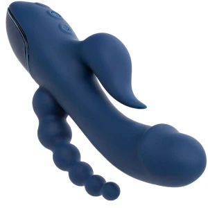 CALIFORNIA EXOTICS - VIBRATORE TRIPLO ORGASMO BLU