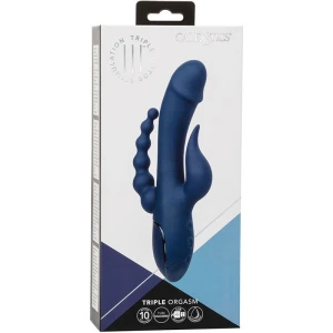 CALIFORNIA EXOTICS - VIBRATORE TRIPLO ORGASMO BLU