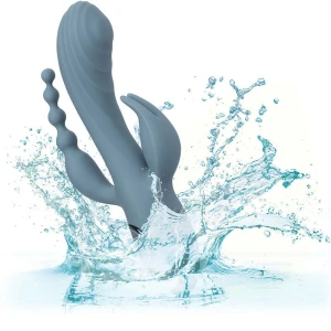 CALIFORNIA EXOTICS - VIBRATORE TRIPLE ECSTASY GRIGIO