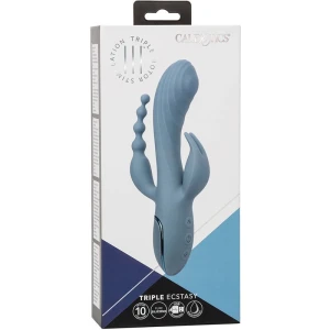 CALIFORNIA EXOTICS - VIBRATORE TRIPLE ECSTASY GRIGIO