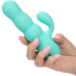 CALIFORNIA EXOTICS - VIBRATORE DEL MAR DIVA RABBIR AQUA GREEN DI CALIFORNIA DREAMING