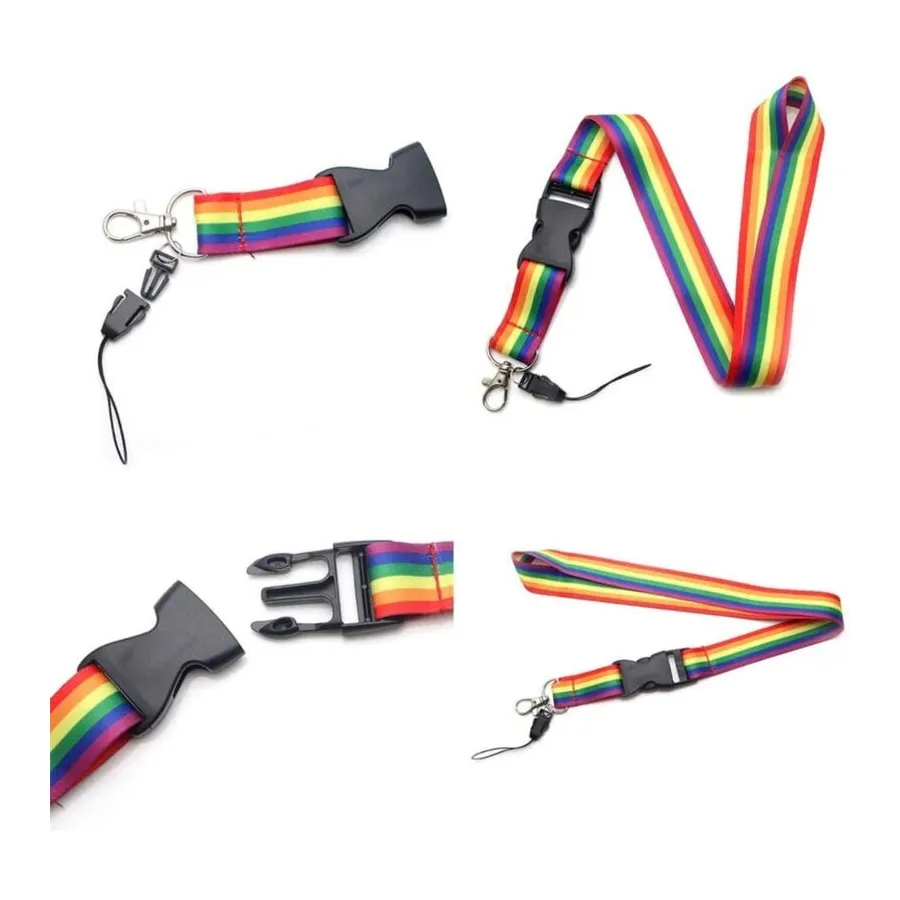 STOLZ - LGBT-FLAGGE LANYARD