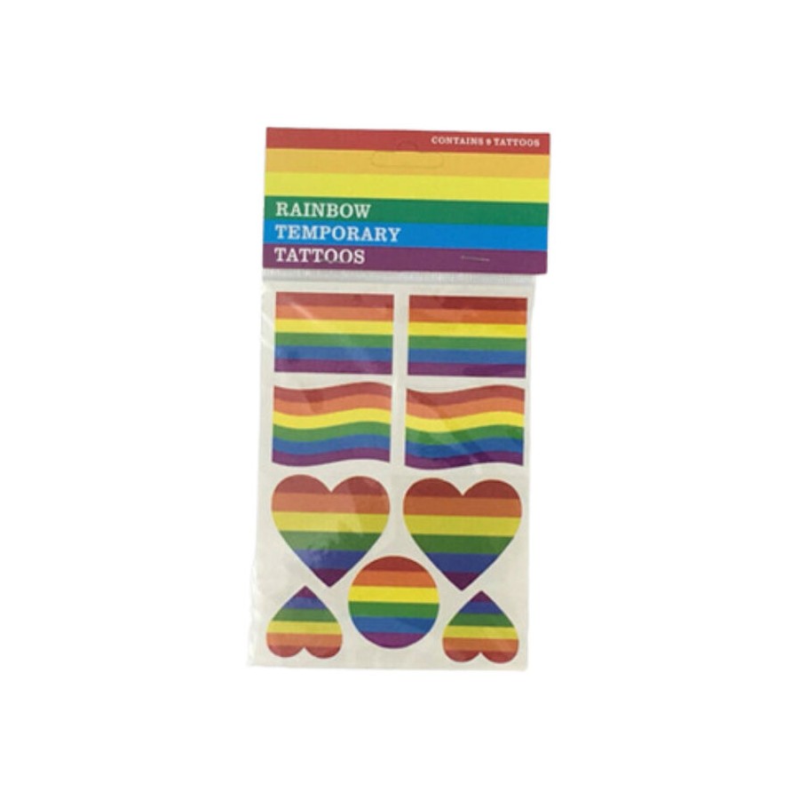 FIERTÉ - TATOUAGES DE DRAPEAU LGBT