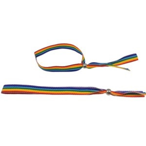 PRIDE - БРАСЛЕТ С СЕРЕБРЯНЫМ ШАРОМ И ЛГБТ-ФЛАГОМ