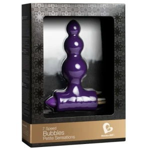 АНАЛЬНЫЙ СТИМУЛЯТОР PETITE SENSATIONS BUBBLES - ROCKS OFF- ФИОЛЕТОВЫЙ