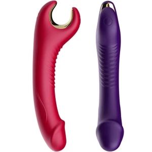 ARMONY - PRINCE DILDO VIBRATOR  ROTATOR RED