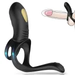 ARMONY - JOY JUMPER RING VIBRATOR FOR COUPLES  ANAL PLUG REMOTE CONTROL BLACK