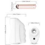 ARMONY - MASTURBATORE E VIBRATORE MAESTRO BIANCO