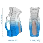 ARMONY - DITO MASTURBATORE E VIBRATORE BLU GRADIENTE