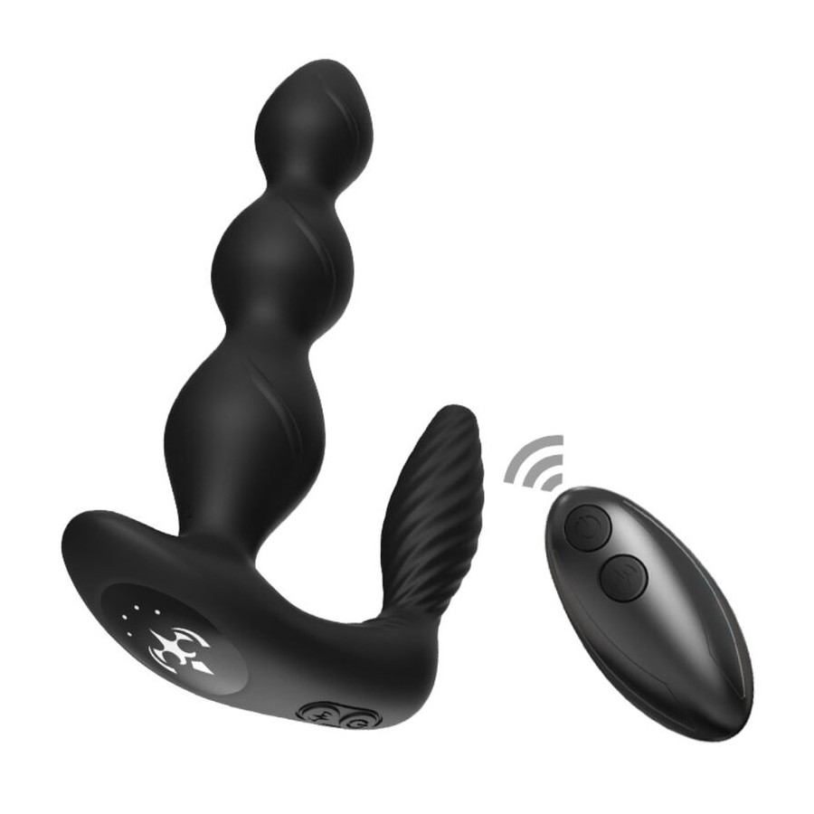 ARMONY - VIBRATORE E STIMOLATORE MANFUN PLUG ANALE TELECOMANDO NERO