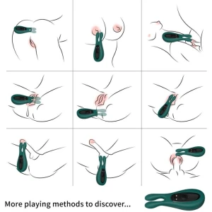 ARMONY - STIMULATOR  VIBRATOR RABBIT GREEN