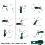 ARMONY - STIMULATOR  VIBRATOR RABBIT GREEN