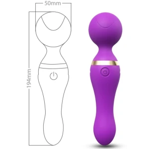 ARMONY - FREEZA MASSAGER  VIBRATOR SUPER FLEXIBLE HEAD PURPLE