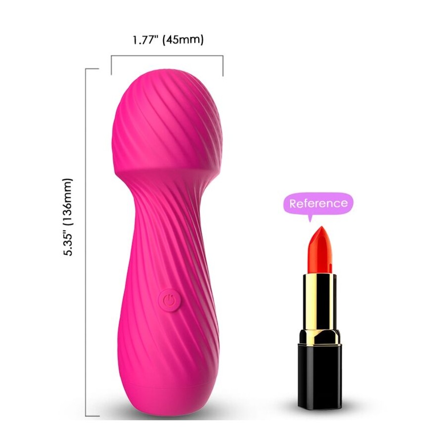 ARMONY - MASSAGGIATORE DAZZLE E VIBRATORE PICCOLO FUCSIA
