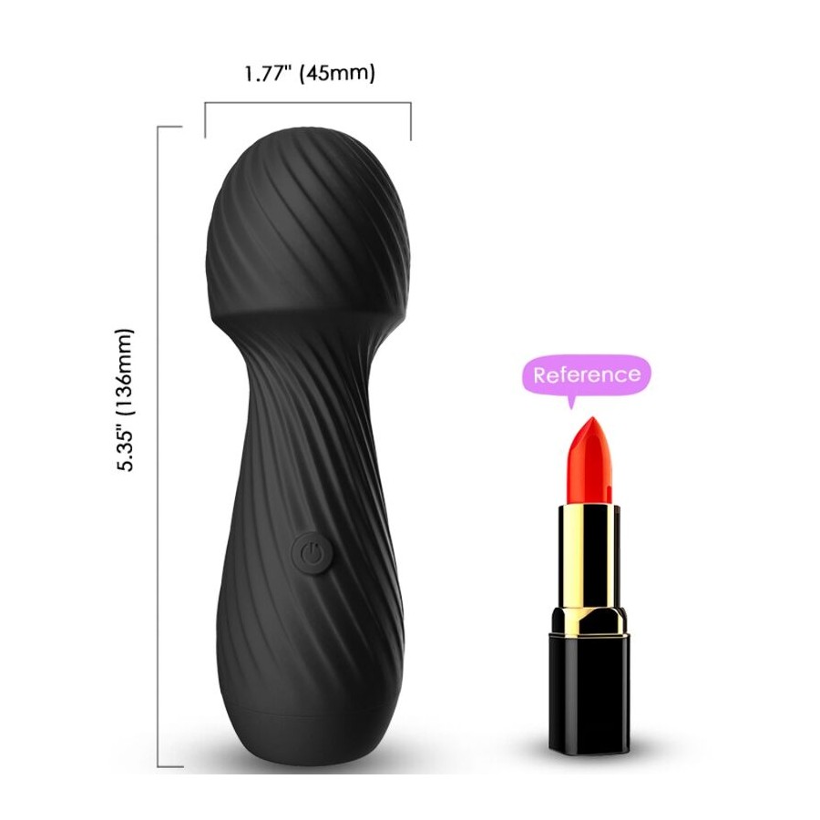 ARMONY - MASSAGGIATORE E VIBRATORE DAZZLE PICCOLO NERO