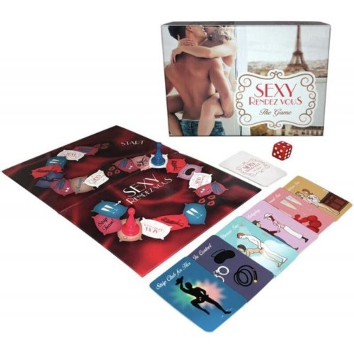 SEXY RENDEZ VOUS GAME FOR TWO. EN, ES, FR, DE, NE, IT, POR, POL, RU, DAN, SVE