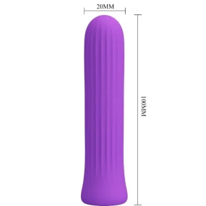 PRETTY LOVE - VIBRATORE STIMOLATORE BLANCHE LILLA