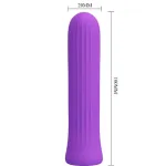 PRETTY LOVE - VIBRATORE STIMOLATORE BLANCHE LILLA