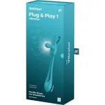SATISFYER — ГИБКИЙ МУЛЬТИВИБРАТОР PLUG  PLAY 1
