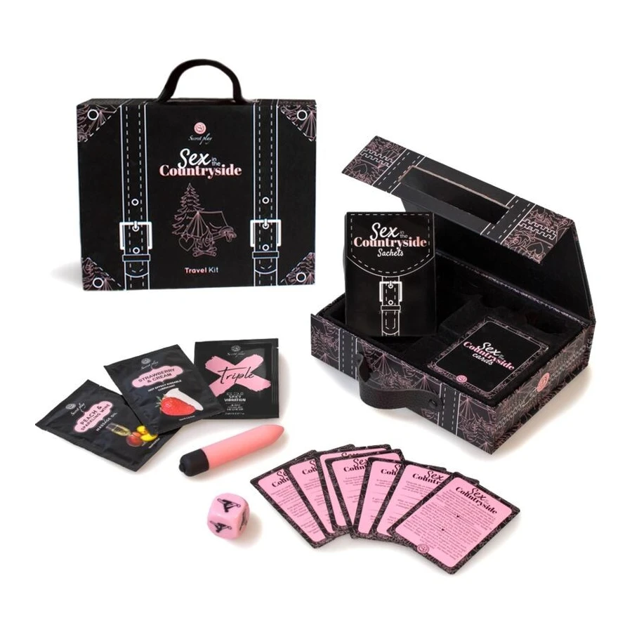 SECRETPLAY - KIT DA VIAGGIO SESSO IN CAMPAGNA (ES/EN/DE/FR/NL/PT)