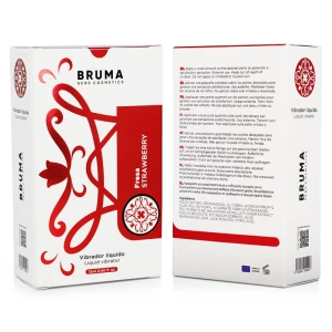 BRUMA - ЖИДКИЙ ВИБРАТОР УЛЬТРА-СКОЛЬЗЯЩАЯ КЛУБНИКА 15 МЛ